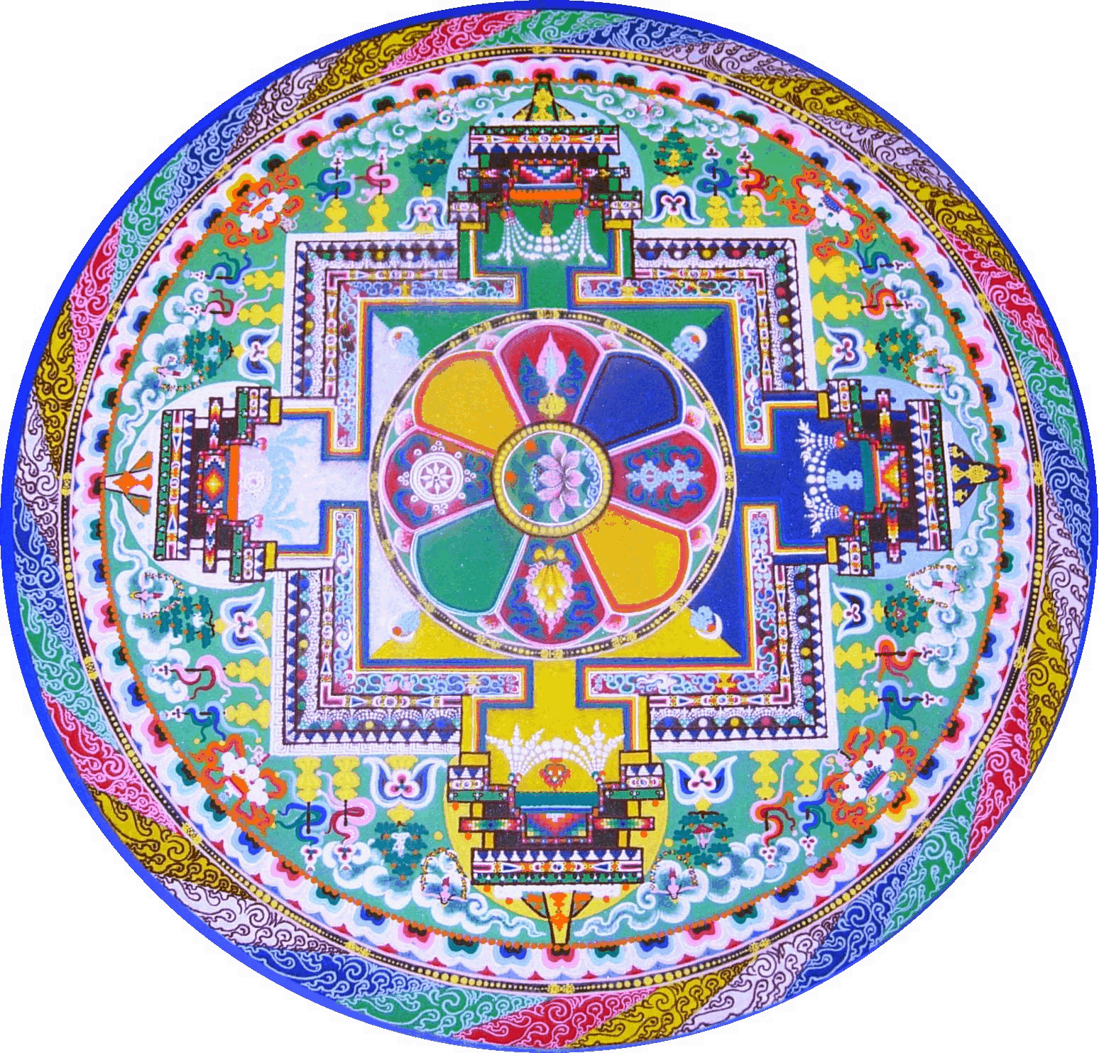 Finished Mandala of Compassion
