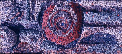 In his August of 1964 letter, Andrade sends a slide of some of his new mosaic art as depicted above. See also: <a target=